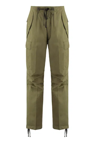 Tom Ford Cotton Cargo-trousers In Green