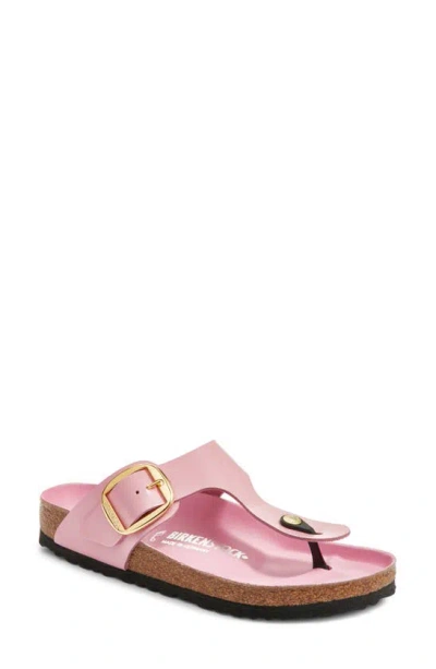 Birkenstock Gizeh Big Buckle Sandals In Pink