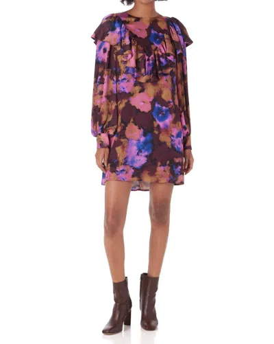 Crosby By Mollie Burch Miles Dress In Blurred Floral Moody In Multi