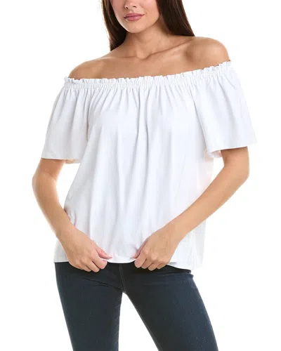 Jude Connally Georgia Off The Shoulder Top In White