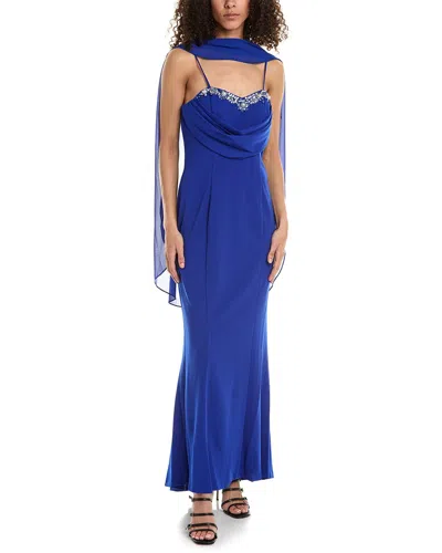 Marina Gown In Blue