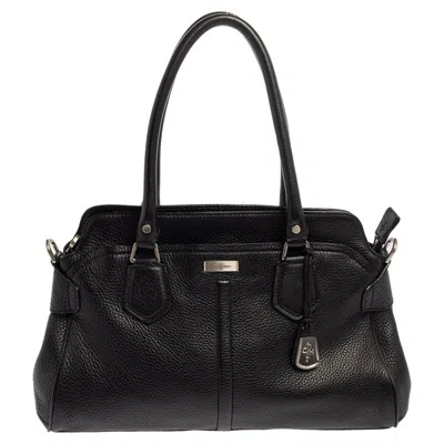 Cole Haan Leather Tote In Black