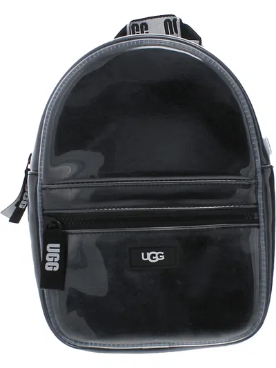 Ugg Womens Faux Fur Adjustable Backpack In Black