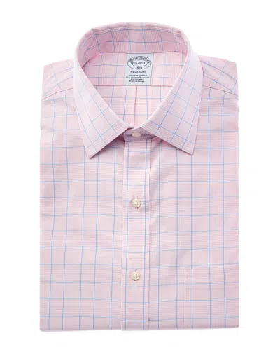 Brooks Brothers Regular Dress Shirt In Pink