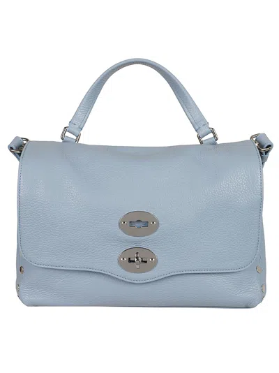 Zanellato Medium Postina Daily Giorno Bag In Blue Murano