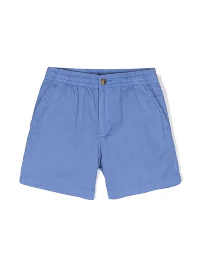 Ralph Lauren Kids' Prpstr Short-shorts-flat Front In Blue