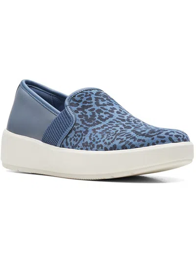 Clarks Layton Petal Womens Casual And Fashion Sneakers In Blue