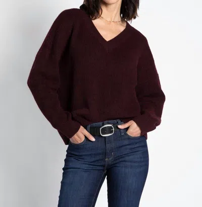 Thread & Supply Maria Sweater In Red Wine