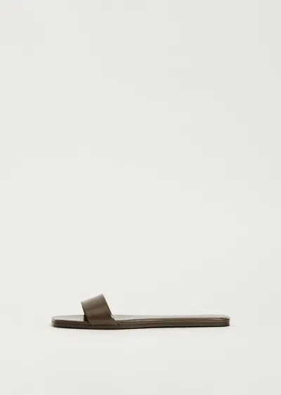 The Row Brown Chocolate Sandals In Brasil Brs