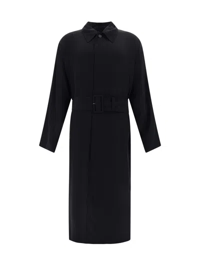 Balenciaga Coats In Black