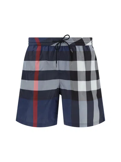 Burberry Guildes Swimshorts In Multicolor