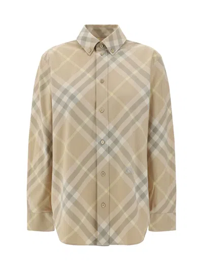 Burberry Women Check Shirt In Multicolor