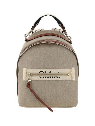 Chloé Woody Backpack In Multicolor