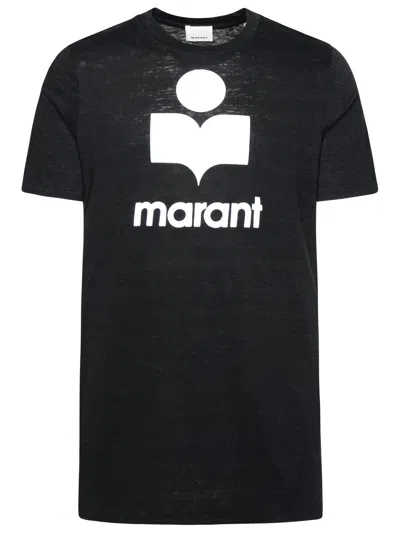 Isabel Marant 'karman' Black Linen T-shirt Man