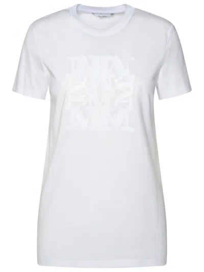 Max Mara Donna White Cotton T-shirt
