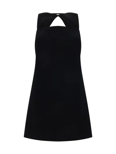 Versace Cocktail Dress In Black