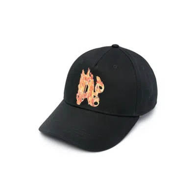 Palm Angels Hats In Black/gold