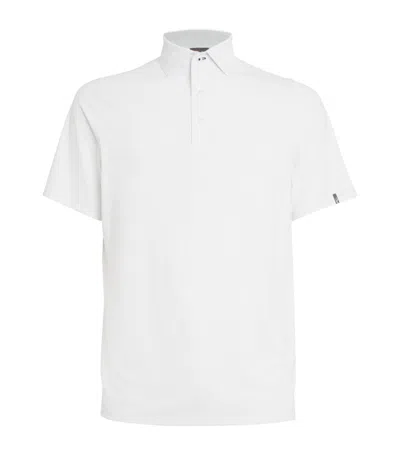 Kjus Soren Slim-fit Stretch-jersey Golf Polo Shirt In White