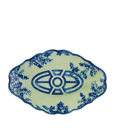 Vista Alegre X Bordallo Pinheiro The Meaning Platter (34.5cm) In Blue