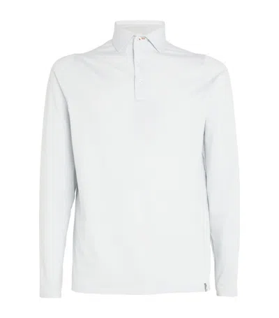 Kjus Long-sleeve Core Soren Polo Shirt In White