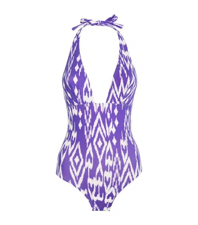 Eres Sunny Halterneck Swimsuit In Purple