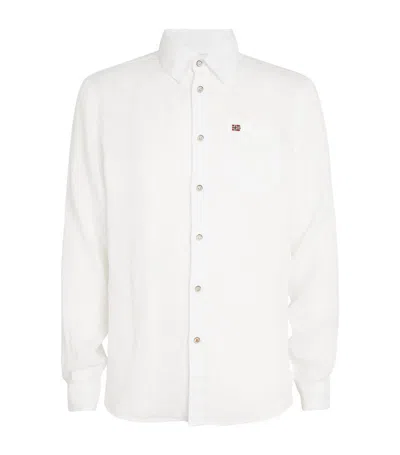 Napapijri Linen Shirt In White