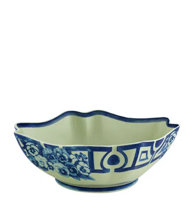 Vista Alegre X Bordallo Pinheiro The Meaning Salad Bowl (24cm) In Blue