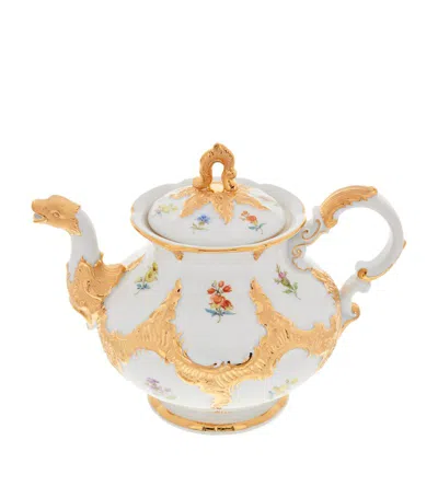 Meissen B-form Teapot (1.2l) In Gold