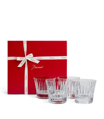 Baccarat Anniversary Edition Set Of 4 Symphony Tumblers In Clear
