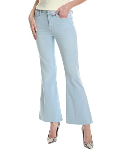 Frame Womens Clarity Le Easy Flare Flared-leg High-rise Stretch-denim Jeans In Blue