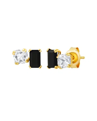 Max + Stone 14k 0.54 Ct. Tw. Onyx Studs In Gold