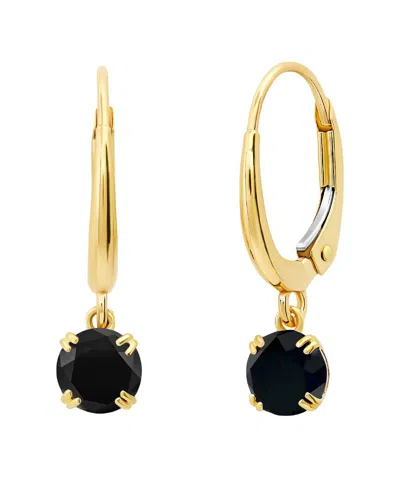 Max + Stone 14k 0.75 Ct. Tw. Onyx Dangle Earrings In Gold