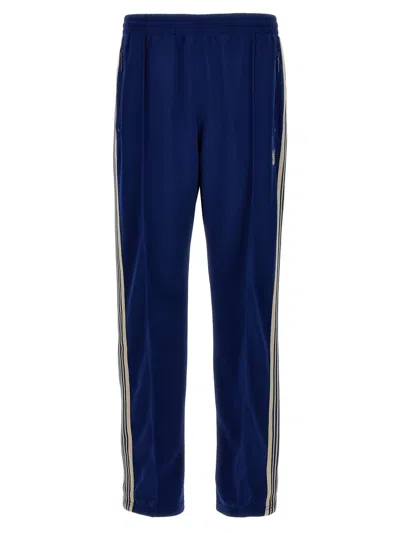 Needles Logo Embroidery Joggers In Blue