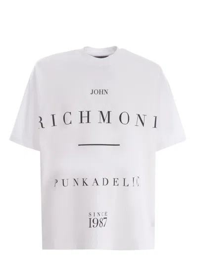 Richmond T-shirt  Since1987 Made Of Cotton In Bianco