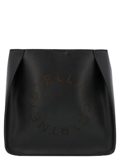 Stella Mccartney Stella Logo Crossbody Bags Black