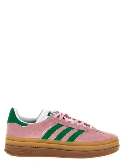 Adidas Originals Gazelle Bold Suede Sneakers In Pink