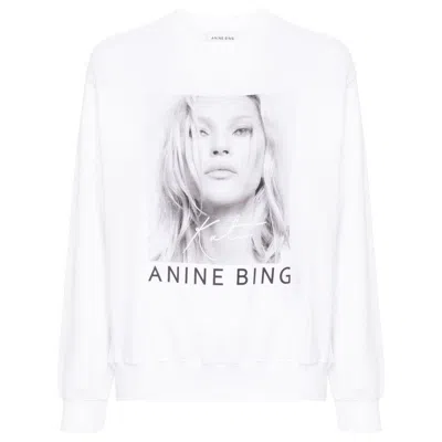 Anine Bing Sweatshirts In White