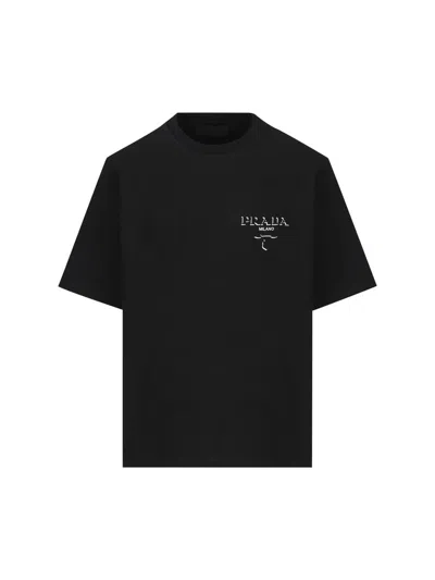 Prada T-shirts & Tops In Black