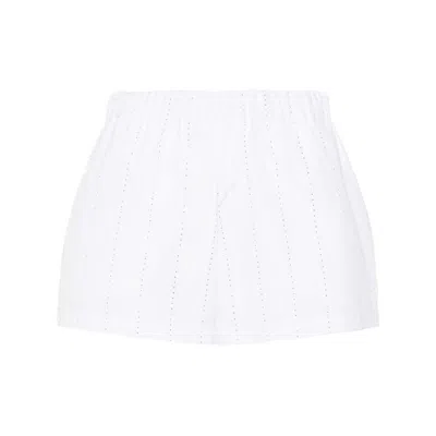 Rowen Rose Shorts In White