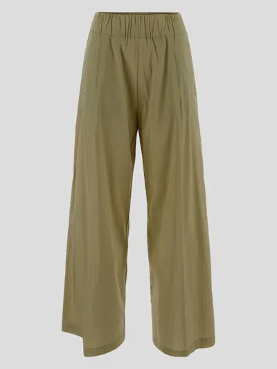 Semicouture Trousers In Green