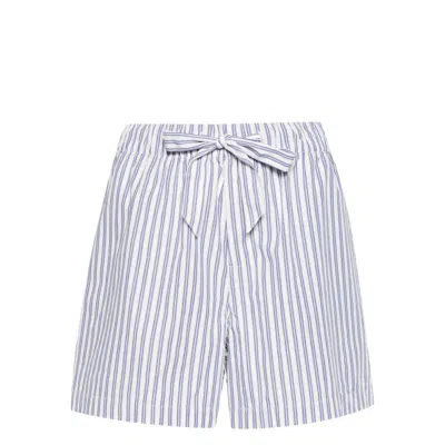 Tekla Shorts In Blue/white