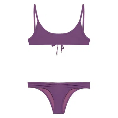 Attico The  Beachwears In Purple