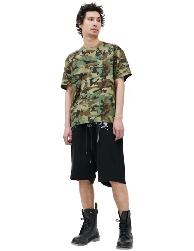 Mastermind Japan Camouflage-pattern Cotton T-shirt In Khaki