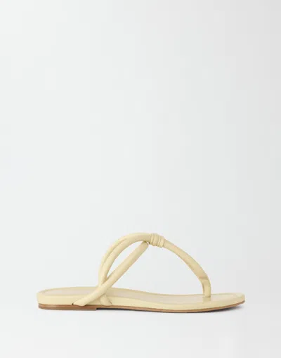 Fabiana Filippi Padded Thong-strap Sandals In Apple