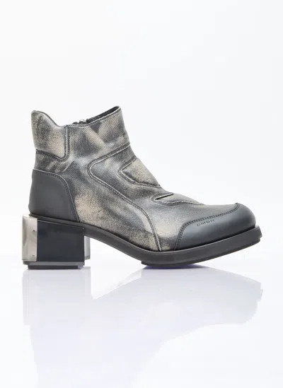 Gmbh Baris 70mm Embossed Boots In Grey