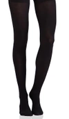Commando Opaque Matte 110 Denier Control Top Tights In Black