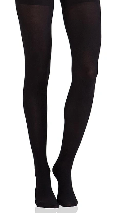 Commando Opaque Matte 110 Denier Control Top Tights In Black