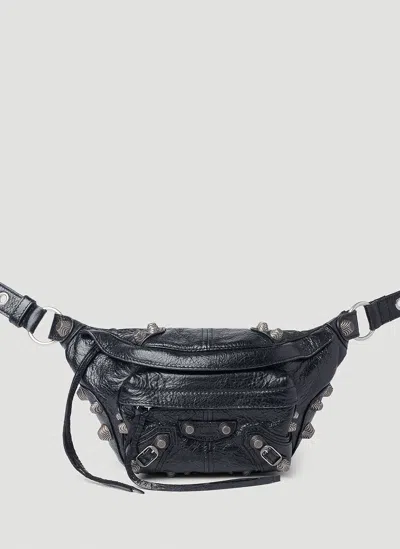 Balenciaga Le Cagole Fanny Pack In Black  