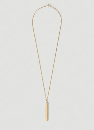 Vetements Gold Powder Necklace