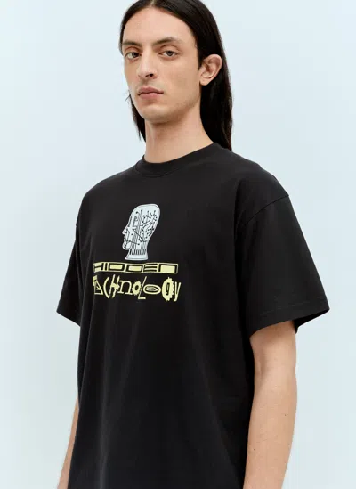 Brain Dead Hidden Tech T-shirt In Black